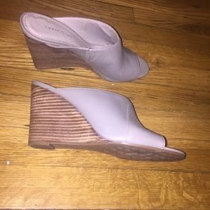 Franco Sarto wedge mule size 9